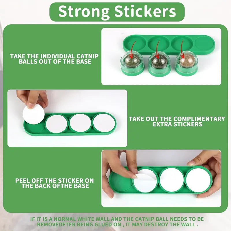 4-Pack Premium Silvervine &amp; Catnip Balls