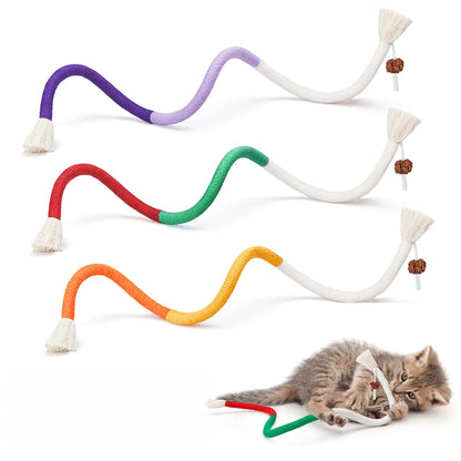 3-Pack Durable Cat Chew Rope Toys