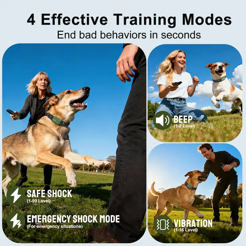 4500FT Long Range Dog Training Collar