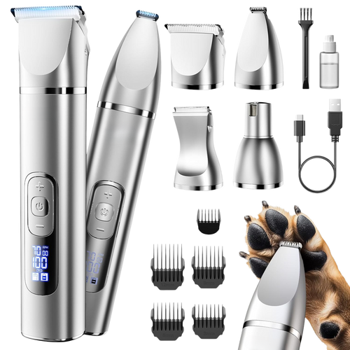 4-in-1 Rechargeable Dog Grooming Kit