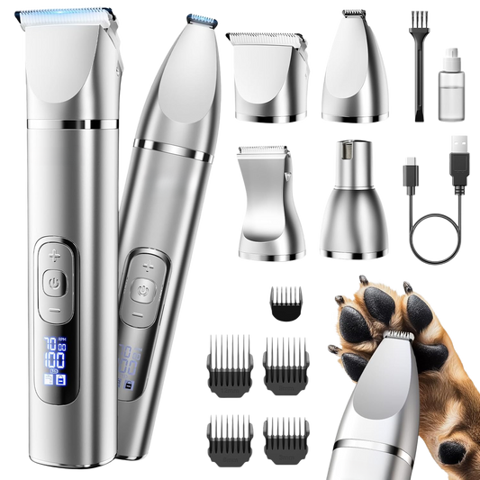 4-in-1 Rechargeable Dog Grooming Kit