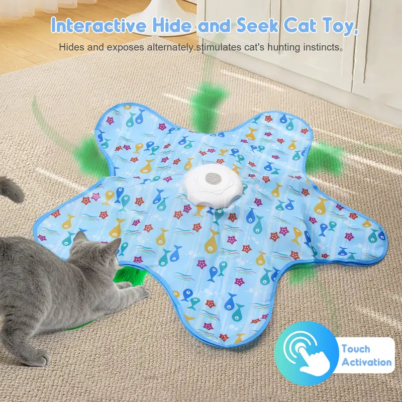 Automatic Moving & Rechargeable Teaser for Indoor Cats
