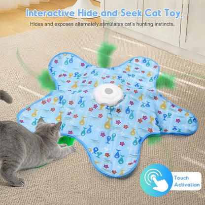 Automatic Moving & Rechargeable Teaser for Indoor Cats