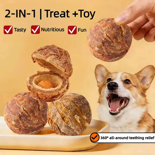 2-in-1 Duck Flavor Chew Toy