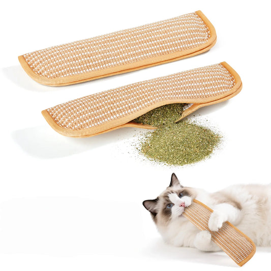Organic Catnip Filled Plush Cat Chew & Scratch Toy