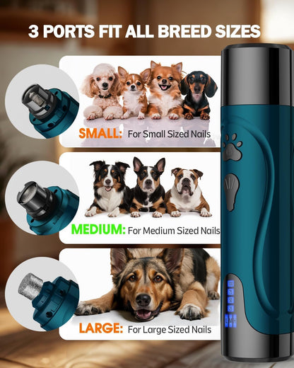 Electric Dog Nail Grinder & Trimmer Kit