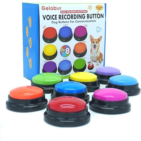 Dog Communication Buttons – Voice Recordable Talking Pet Training Set