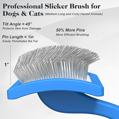 Slicker Brush & Comb Set
