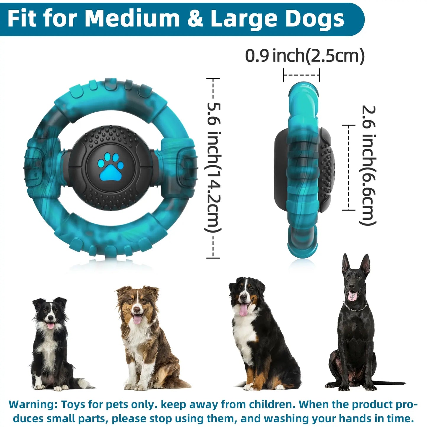 Nylon & Rubber Interactive Toy with Voice Activation