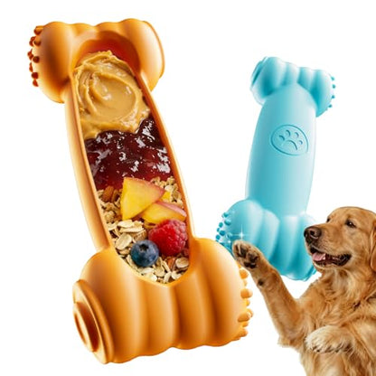 2-Pack Freezable Dog Lick Bone