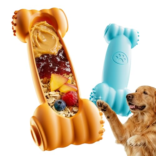 2-Pack Freezable Dog Lick Bone