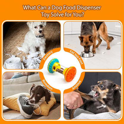 Interactive Dog Puzzle Toy & Adjustable Treat Dispenser