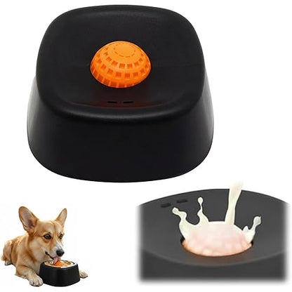 Interactive Slow Feeder Dog Bowl for Liquids