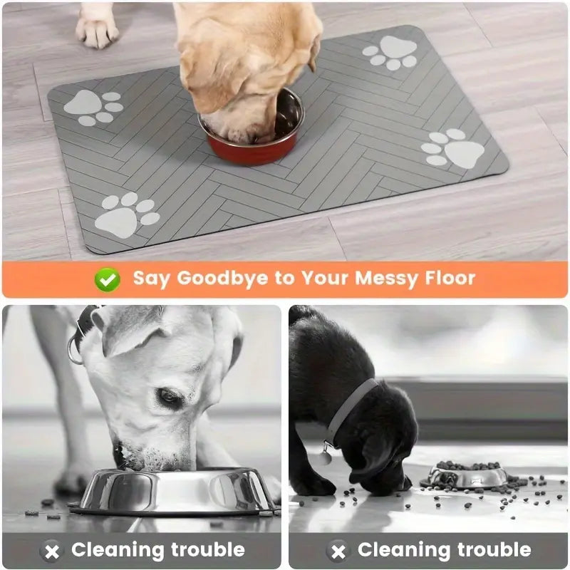 Premium Quick-Drying Pet Feeding Mat