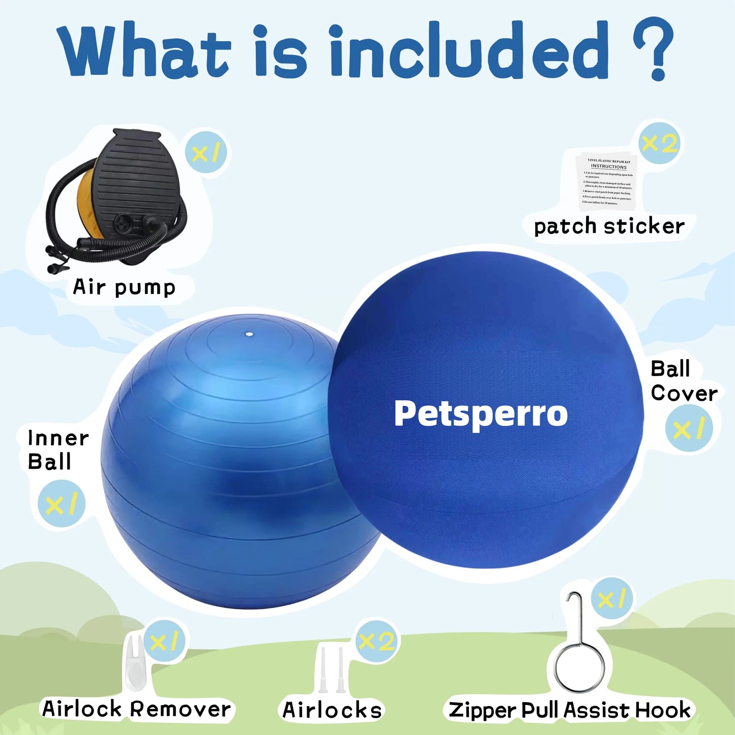 Inflatable Herding Ball for Dogs