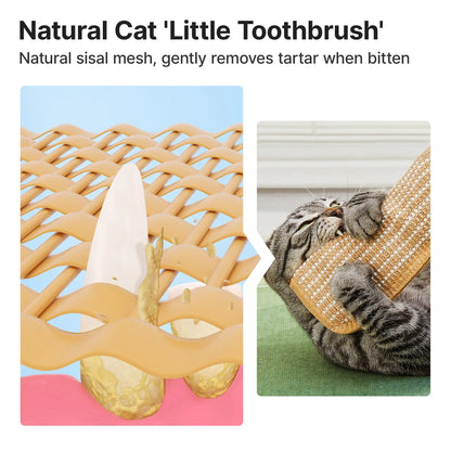Organic Catnip Filled Plush Cat Chew & Scratch Toy