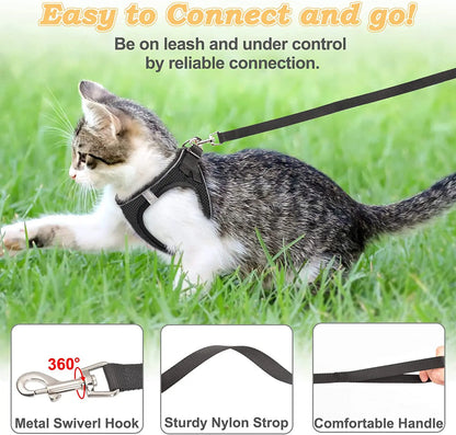 Ultimate Escape-Proof Cat Harness & Leash Set