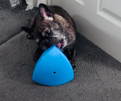 Interactive Dog Treat Dispenser & Puzzle Feeder – Unique Self-Propelling Roller Toy