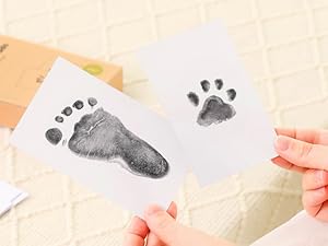 Mess-Free Inkless Footprint Kit