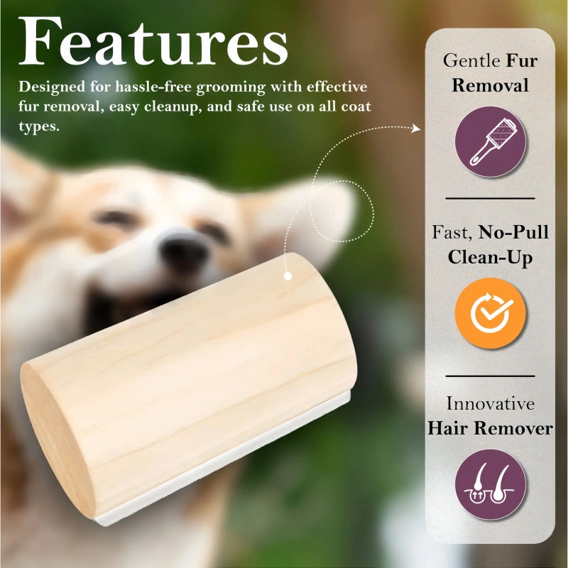 Gentle Touch Dog Brush for Shedding & Grooming