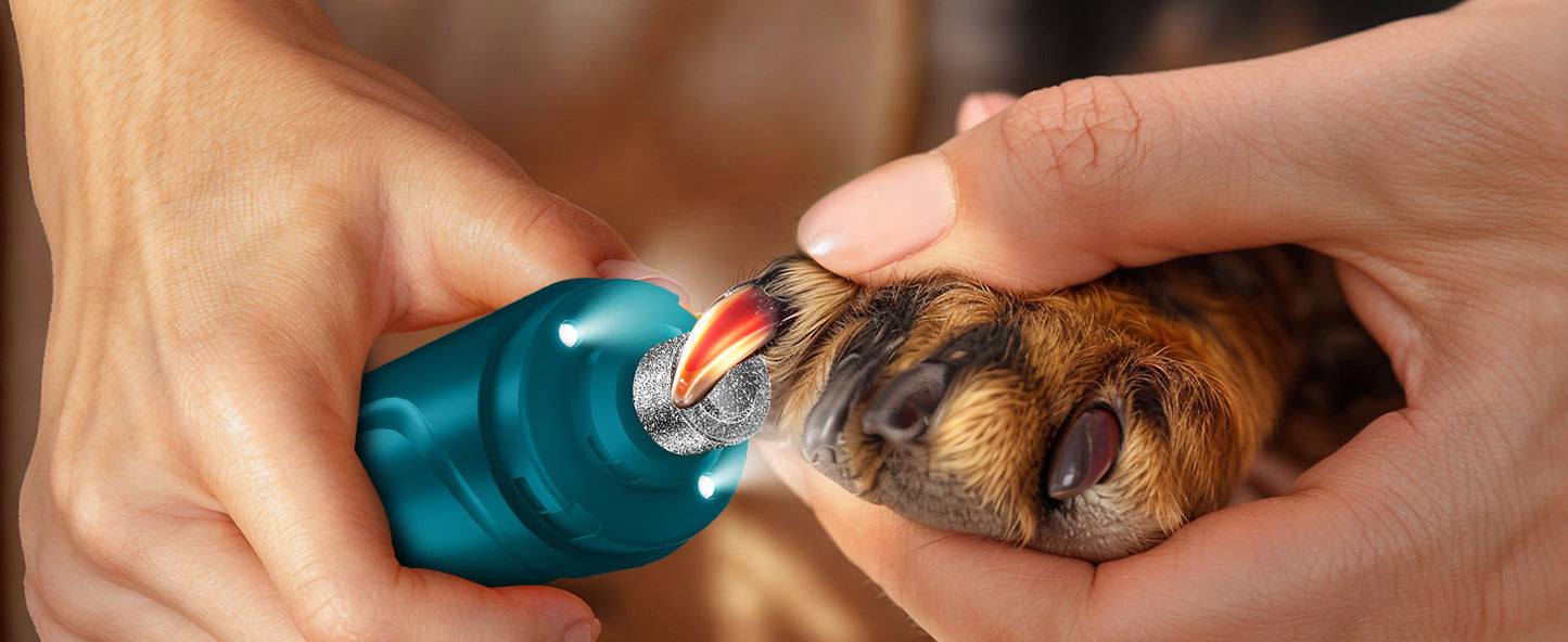 Electric Dog Nail Grinder & Trimmer Kit