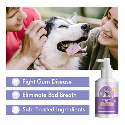 Dog Dental Care Spray & Breath Freshener