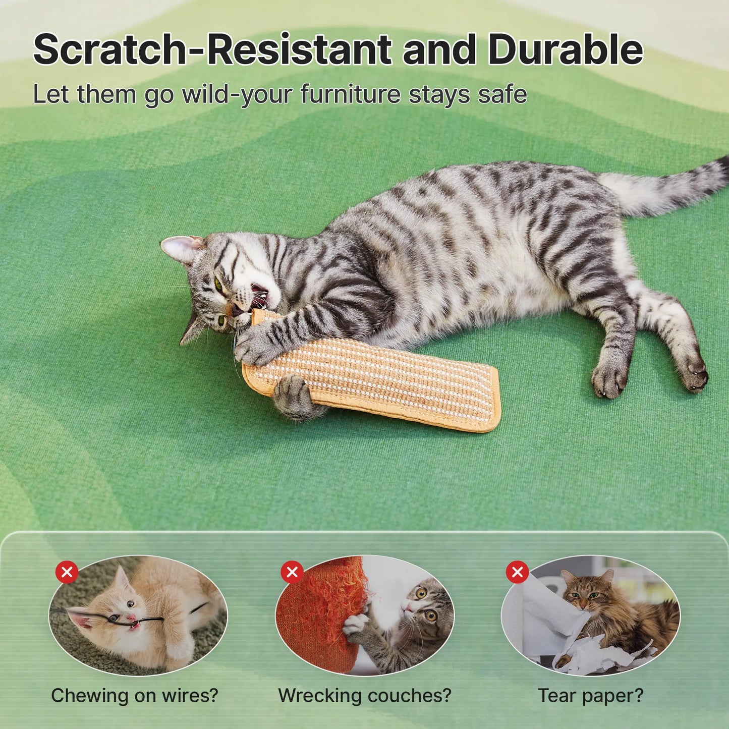 Organic Catnip Filled Plush Cat Chew & Scratch Toy
