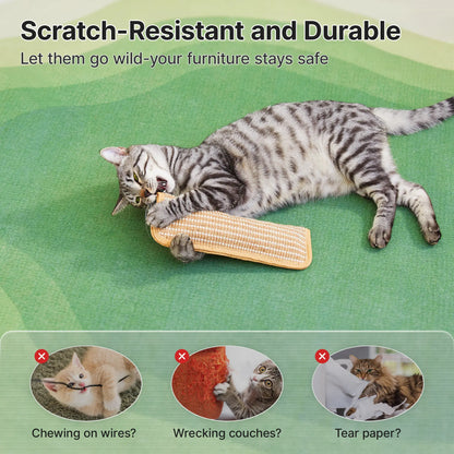Organic Catnip Filled Plush Cat Chew & Scratch Toy