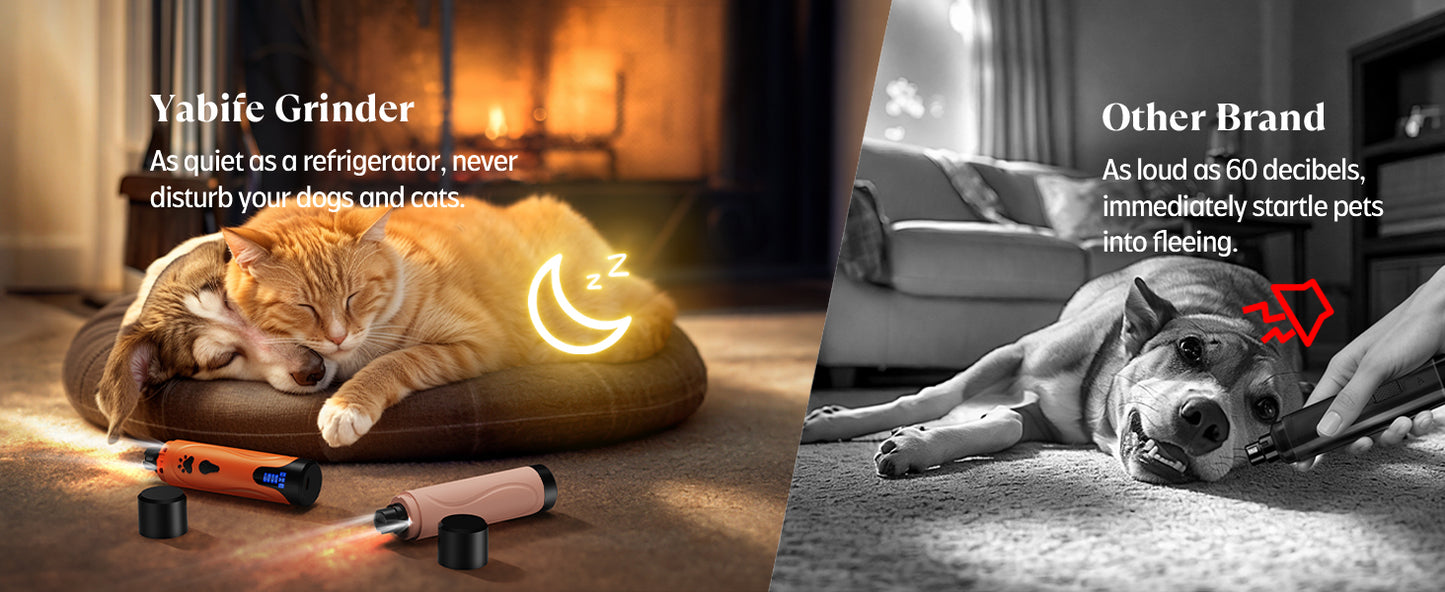 Electric Dog Nail Grinder & Trimmer Kit