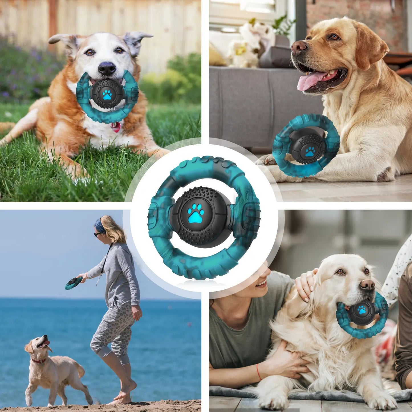 Nylon & Rubber Interactive Toy with Voice Activation