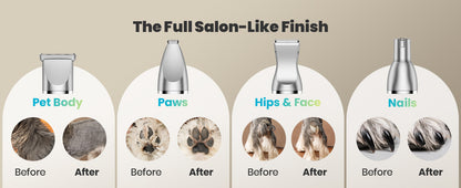 4-in-1 Rechargeable Dog Grooming Kit