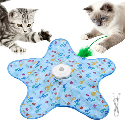 Automatic Moving & Rechargeable Teaser for Indoor Cats