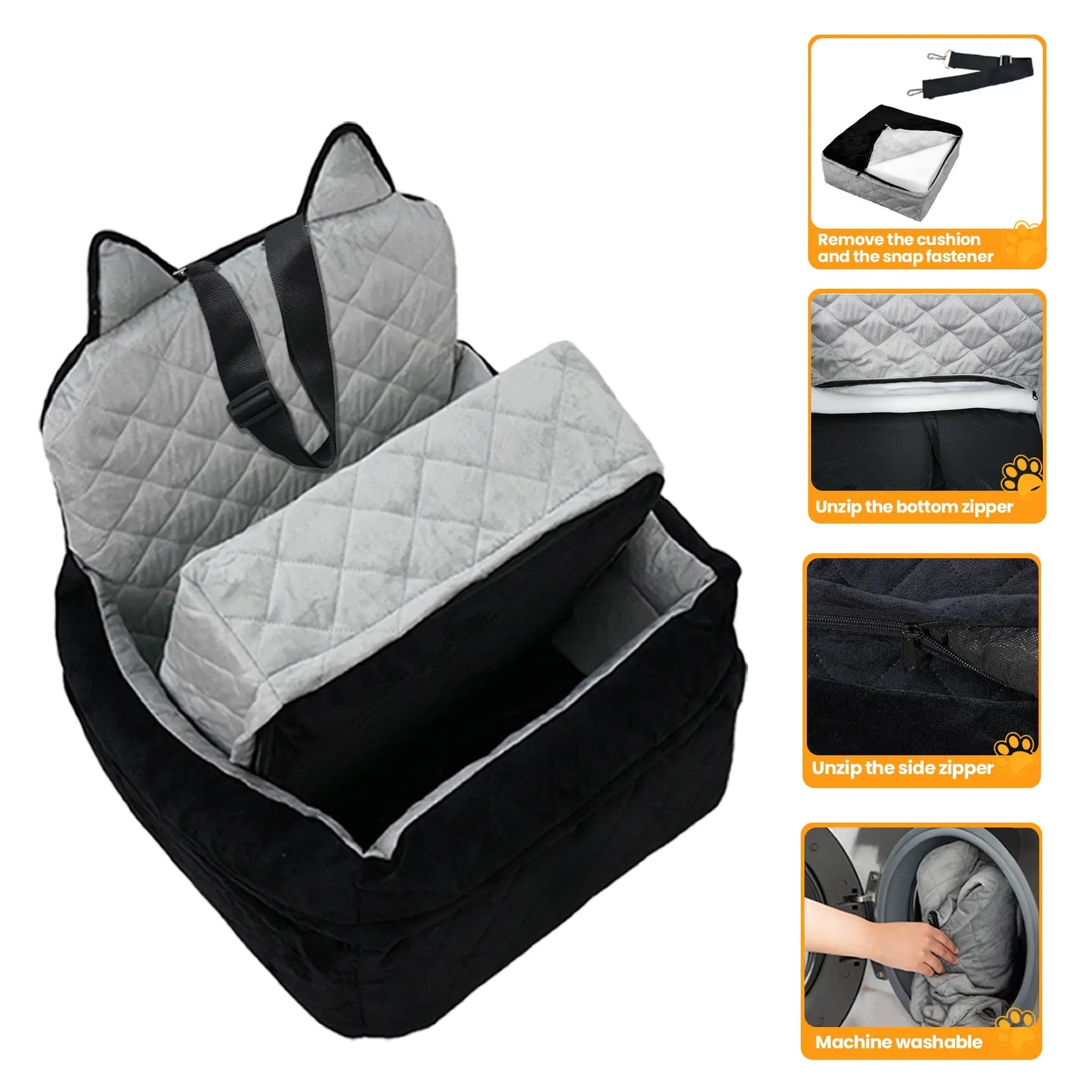 Memory Foam Dog Car Seat