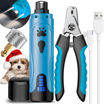 Electric Dog Nail Grinder & Trimmer Kit