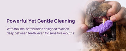 Silicone Dog Finger Toothbrush