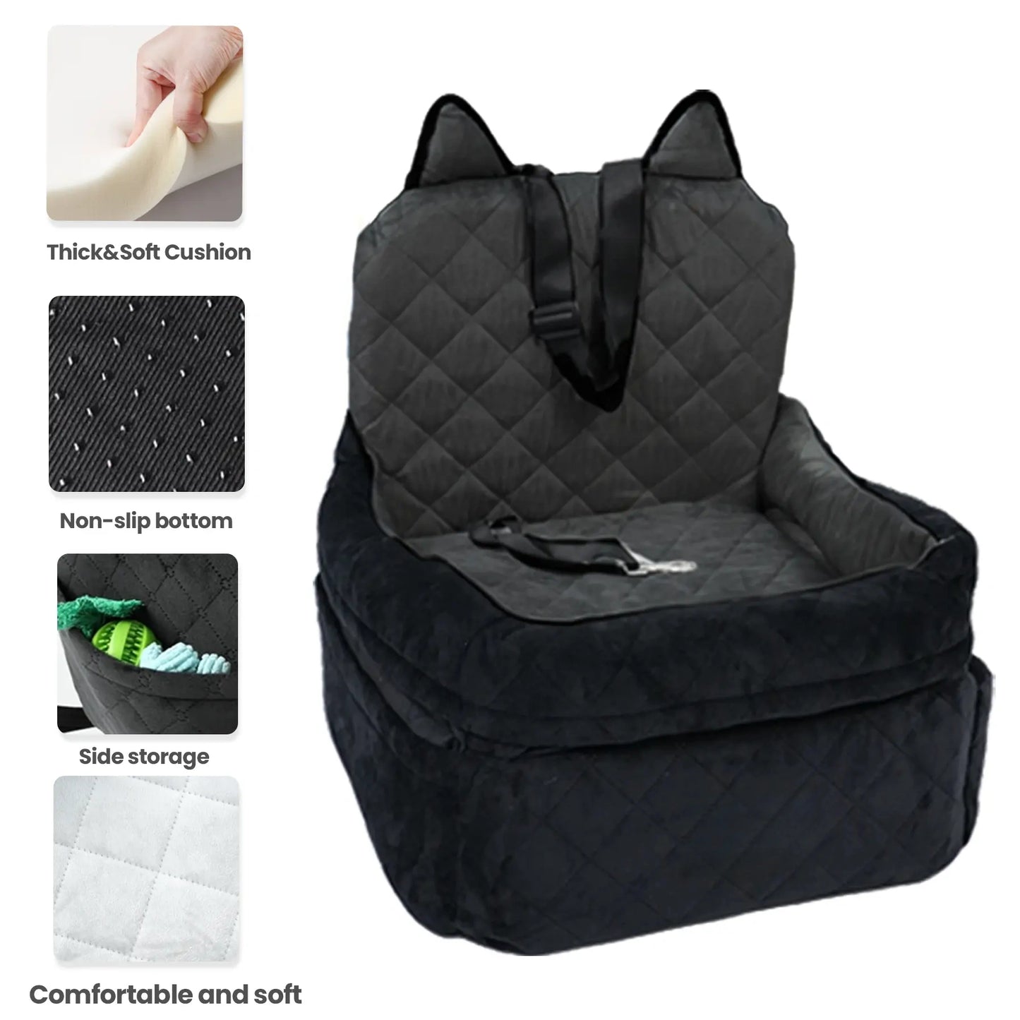 Memory Foam Dog Car Seat