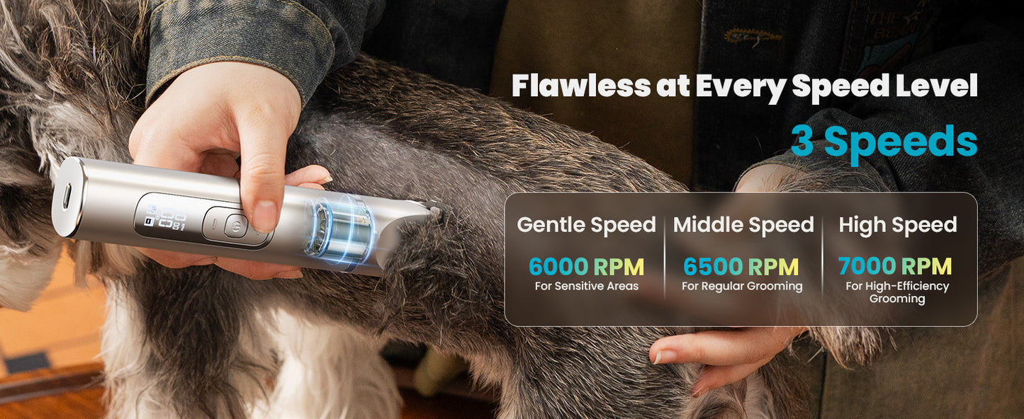 4-in-1 Rechargeable Dog Grooming Kit