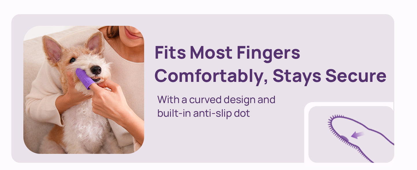 Silicone Dog Finger Toothbrush