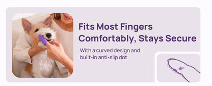 Silicone Dog Finger Toothbrush