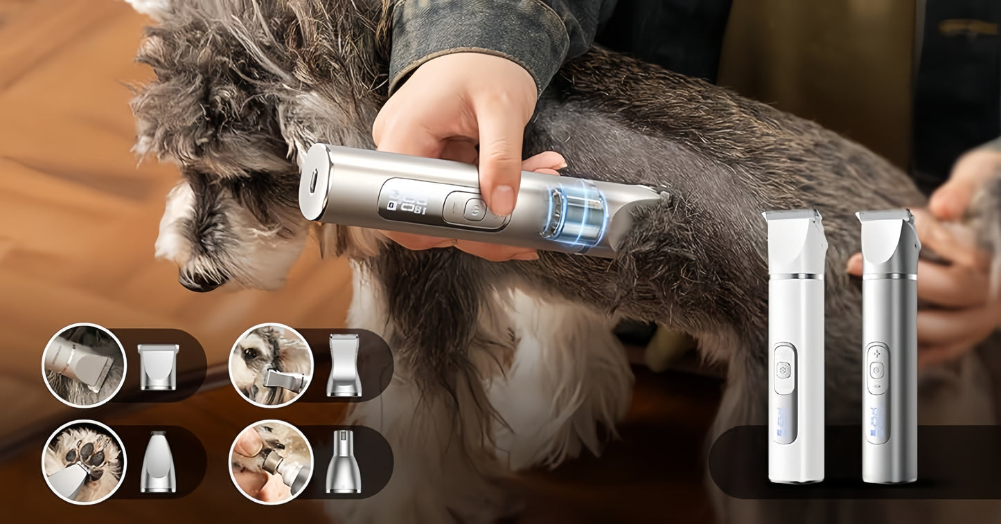 4-in-1 Rechargeable Dog Grooming Kit