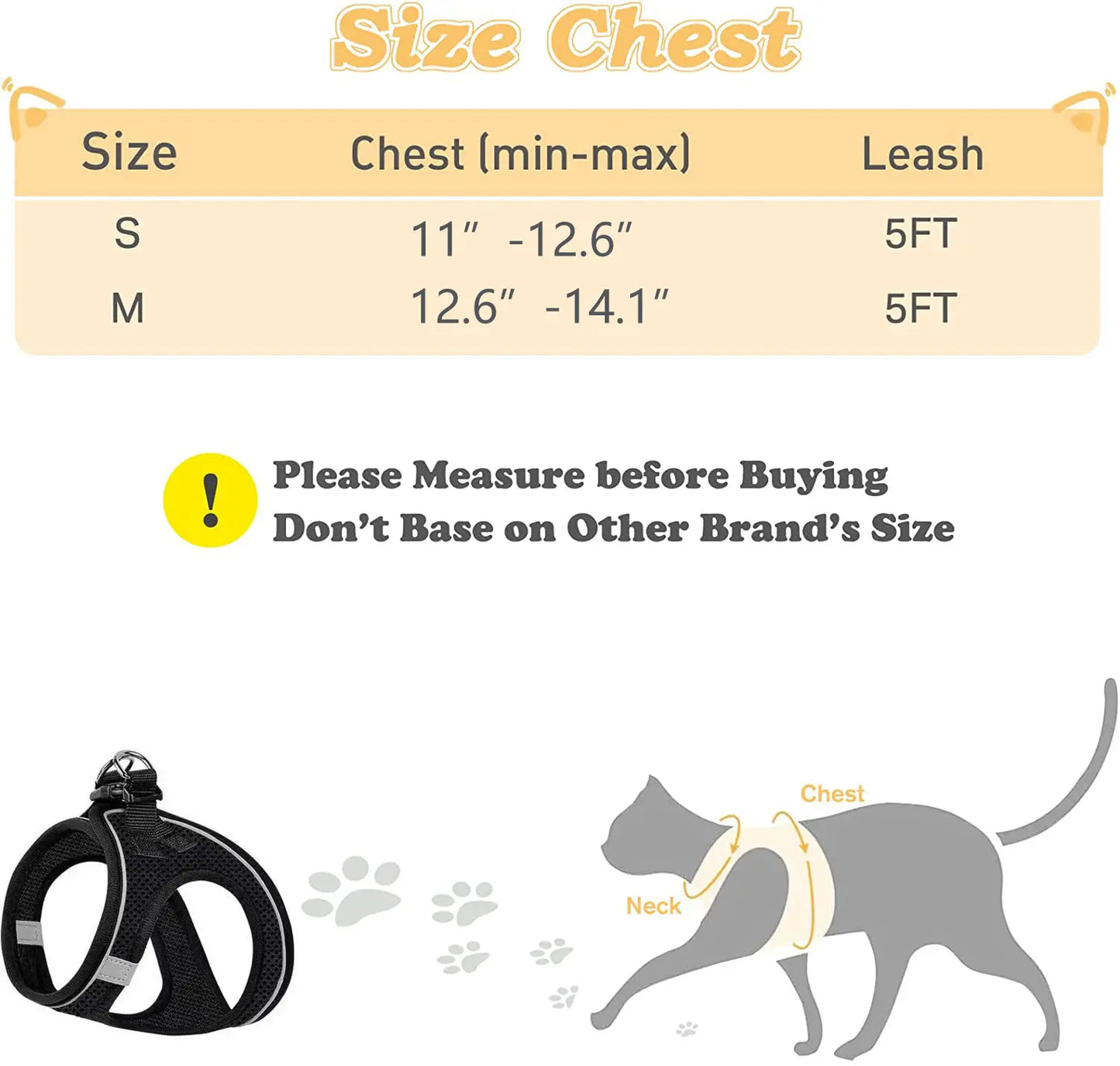 Ultimate Escape-Proof Cat Harness & Leash Set
