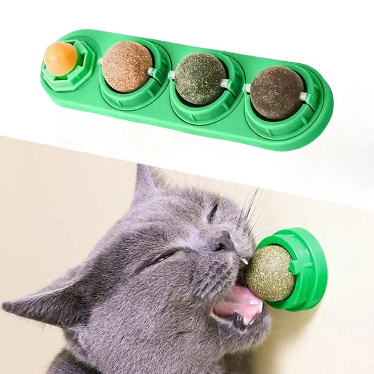 4-Pack Premium Silvervine &amp; Catnip Balls