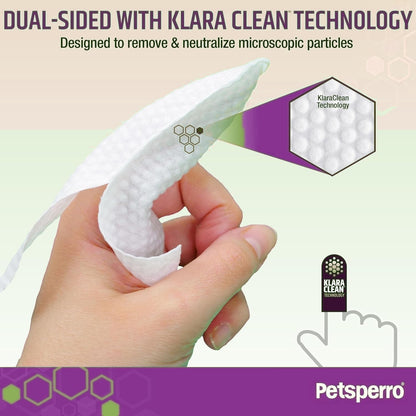 Dog Ear Cleaning Finger Wipes with Aloe Vera & Eucalyptus