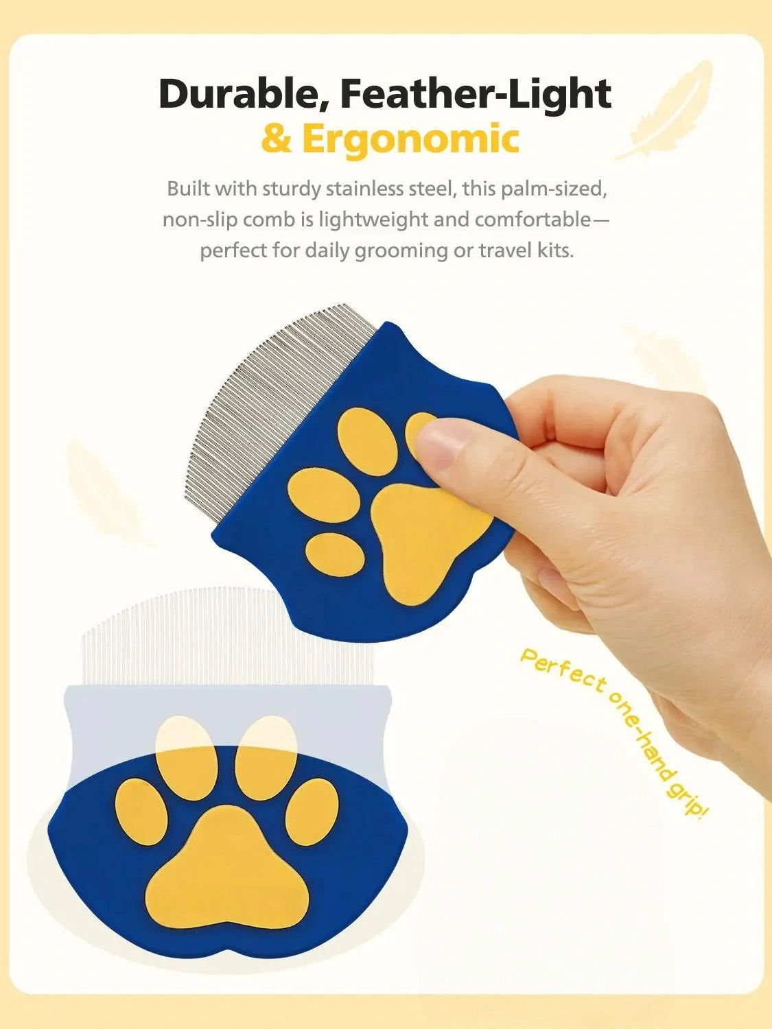 Pets Eye Comb Easy Facial Comb for Cats and Dogs