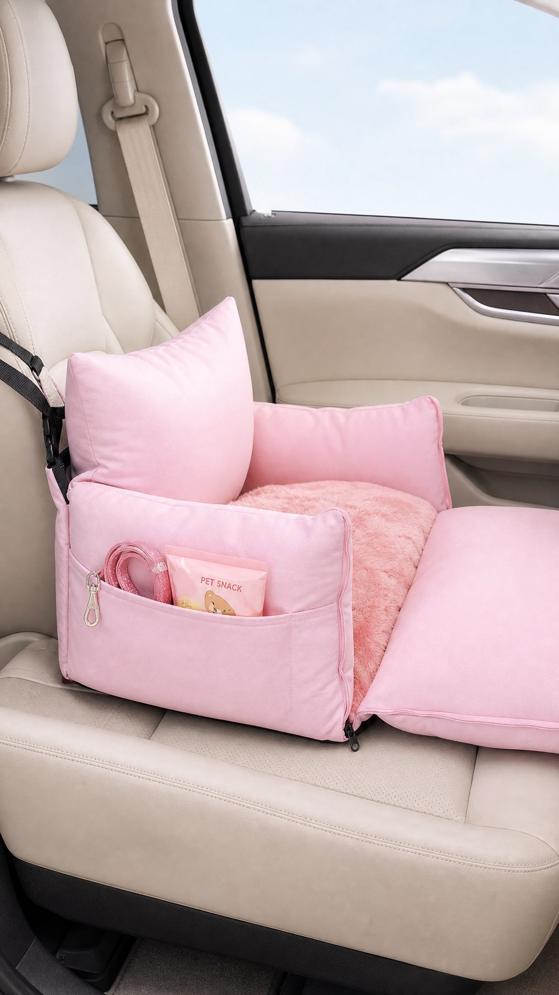 Pink - Pet Travel Car Seat