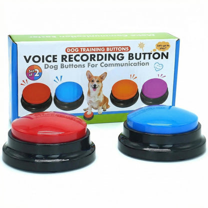 Dog Communication Buttons – Voice Recordable Talking Pet Training Set