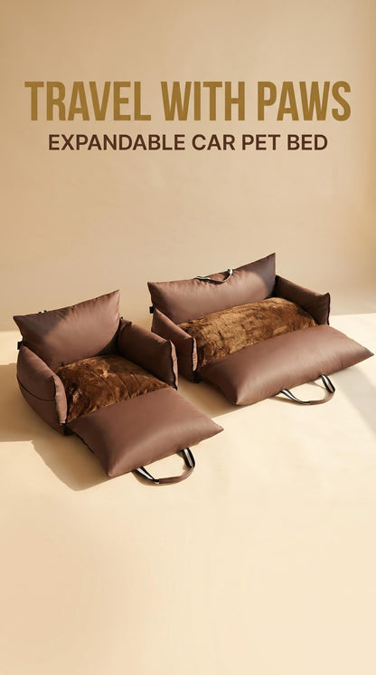 Brown - Pet Travel Car Seat