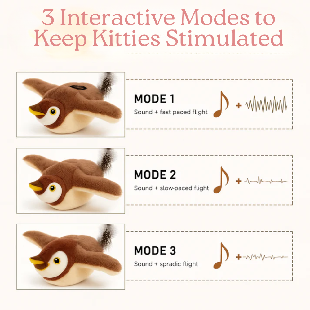 Bird-shaped Interactive Toy