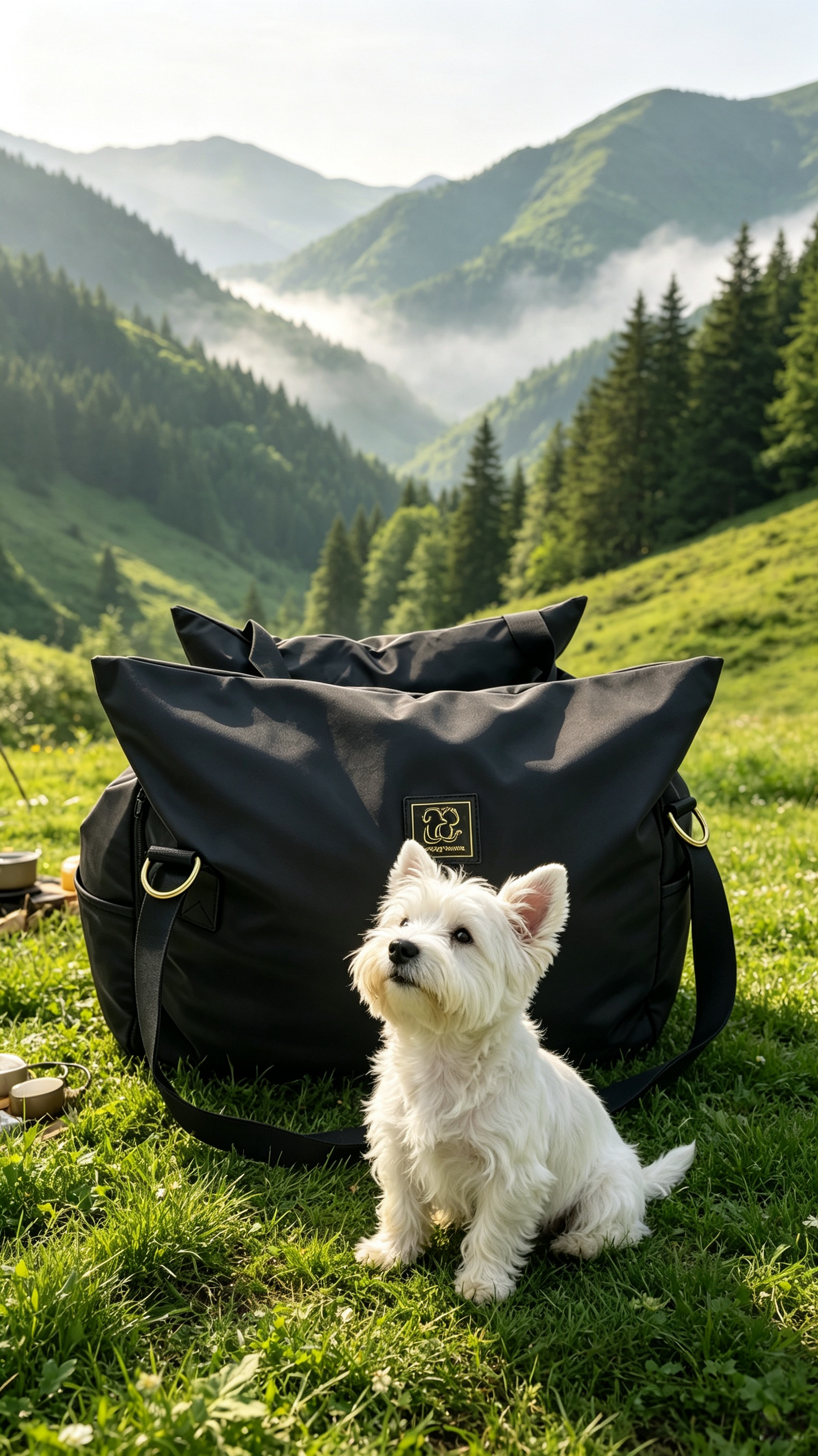 Black Luxury Dog Car Seat