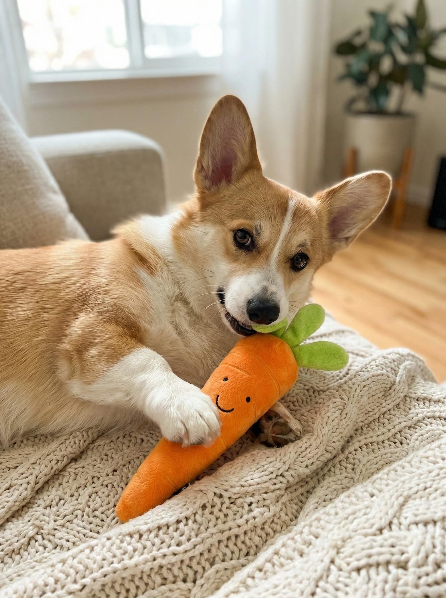 Cute Carrot - Plush Toy for Dogs